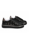 Black Women's Casual Thick Sole Sneaker Shoes - 3