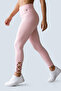 Women's Seamless Compression High-Waist Ankle Strap Seamless Leggings - 5