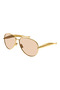 Bv 1305S 002 64 Unisex Pilot Gold Metal Sunglasses