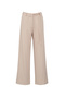 Pantaloni de damă crem - 5