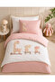 100% Cotton Embossed Embroidered Baby Duvet Cover Set Boxed Design Gift
