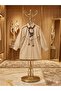 Apolet Detailled Scarfed Belted Wide Sleeved Loose Tunic[Get One Small, 82 cm Medium, Wide Fit] - 4