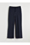 Navy Blue Elastic Waist Wide Leg Women's Sweatpants from Güli̇s Gi̇yi̇m