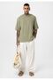 Oversize Knitwear Sweater with Black Stitching Detail - 4