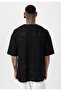 Black Oversize Knitwear Sweater - 5