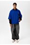 Polo Collar Double Sleeve Detailed Oversize Sweatshirt - 4