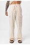 Cargo pocket baggy linen trousers - 2