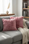 Puffy Cotton Cushion Cover Set of 2 43X43 cm Decorative Cushion with Zipper - 3