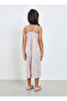 Girls Striped Smocked Wide Leg Jumpsuit - 5