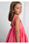 Flowery Jacquard Dress for Ages 4-10 - Pink - 3
