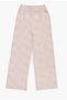Girl's Floral Print Knitwear Trousers 4-11 Years Dark Pink - 2