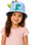Boy/Girl Dinosaur Figured Blue Color 2-7 Years Old Fedora Hat - 2