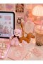 Set of 2 Plush Teddy Bear & Dog Charm Keychain Set – Kawaii Bag Accessory - Cat Hook - 2