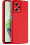 Ilkeshop Redmi Note 12 Pro 5g Case Nano Velvet Silicone (210823) - Red