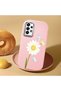 Pink Silicone Case with Shock-Absorbing Camera Protection Compatible with Samsung Galaxy A73 - 2