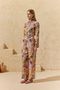 Orange Patterned Trousers - 3