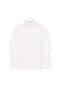 Double sleeve detailed oversize shirt