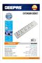 5 Way Extension Socket 13A - Extension Lead Strip with 5 Led Indicators & 5 Power Switches - 6