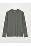Crew Neck Long Sleeve Combed Cotton Men's T-Shirt (W4) - 6