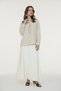 Elegant Beige Shirt with Ruffled Floral Detail 0139 - 4