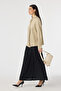 Elegant Çağla Shirt with Textured Scarf Detail 0143 - 4