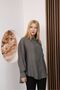 Women's Oversize Siena Fabric Shirt with Pocket Detail - 3