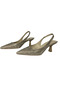 --Pointed Toe Open Back Stiletto Banded Evening Dress Heeled Women's Shoes - 5