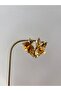 Special Series Zra Model Medium Gold Leaf Plate Gold Earrings