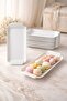 Vera Series 2-Piece Cookie & Dessert and Treat Presentation Plate - 5
