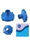 PVC Blue Replace Swimming Pool Hose Adapter Connector For Intex Pool Connectors And Taps 80mm To ... - 8