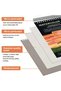 A5 Set of 2 CCFOUD Watercolor Sketchbooks, Each Containing 12 Sheets of Cold Press Watercolor Paper - 5