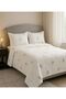 Embroidered Chenille 3-Piece Double Bedspread & Pillowcase Set