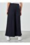Girls Solid Wide Leg Joggers with Drawstring - 4
