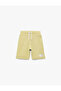Cotton Waist-Tie Textured Shorts - 2
