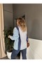 Design Jean Garnished Detailed Striped Shirt - 3