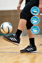 Black Non-Slip Sole Boys' Futsal Shoes 227 g