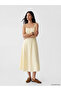 Esvab • Modern & Distinctive Heart Roba Collar Rope Strap Poplin Dress