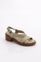 D25Ys-2560 Women's Leather Sandals - 5