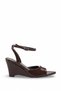 Women's Heeled Shoes 00125001 Brown Patent Leather - 4