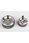 Brand Odorless Small Size Black Metal Luxury Ashtray with Movable Lid Quality Ash Tray - 4