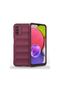 Samsung galaxy a03s case optimum silicone - burgundy
