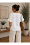 Women's Off-Shoulder Oversize Basic T-Shirt - 3
