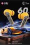 U&i True Wireless Earbuds (Classy Series) - Vibrant Yellow, Quad Mic ENC, 50H Playtime, Bluetooth 5.4, 12mm Driver, IPX4 Water Resistant, Voice Assistant