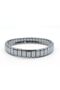 Square Model Genuine Natural Hematite Stone Bracelet 009 - 4