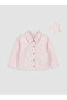 Pink gabardine girl's jacket from gulis clothing - 2