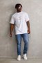 Men's Printed T-Shirt Short Sleeve Crew Neck Relaxed Fit T-Shirt - White - 3