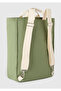 Unisex Khaki Canvas Backpack - 2