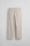 Men's Relaxed Fit Linen Look Trousers Ecru - 2