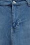 High Waist Jeans with Pocket on the Leg - Ice Blue - 6