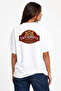 Eazy Unisex Oversize T-Shirt 100% Cotton White Motorsport Printed T-Shirt